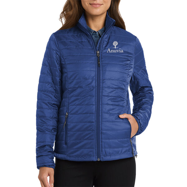   - Ladies Packable Puffy Jacket Thumbnail