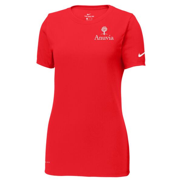   - Ladies Dri FIT Cotton/Poly Scoop Neck Tee Thumbnail