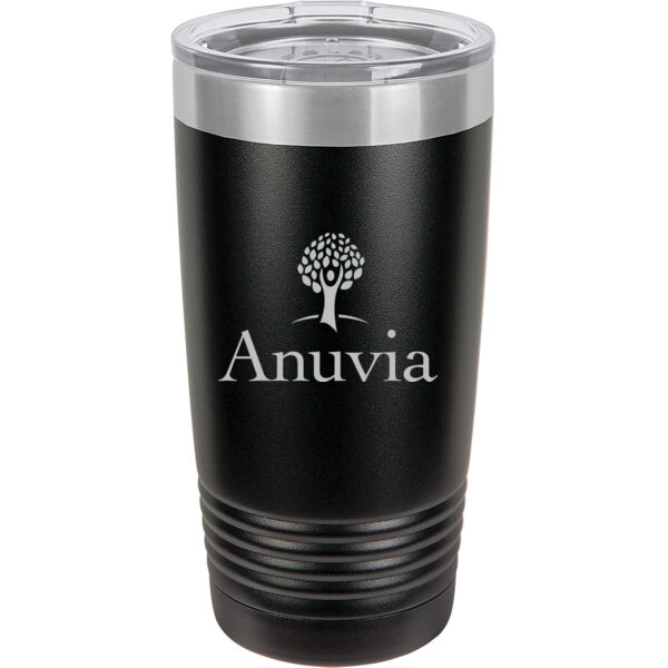   - 20 oz. Stainless Steel Tumbler w/Clear Lid Thumbnail