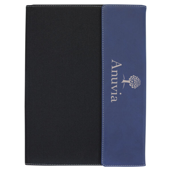   - Leatherette Canvas Portfolio with Notepad  Thumbnail