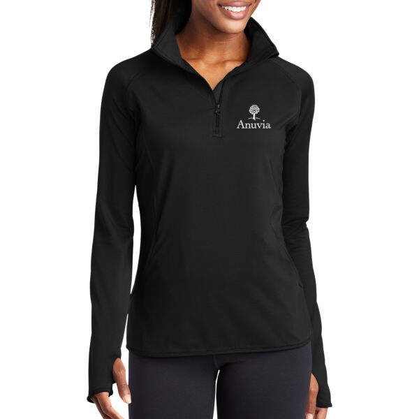   - Ladies Sport Wick ® Stretch 1/2 Zip Pullover Thumbnail