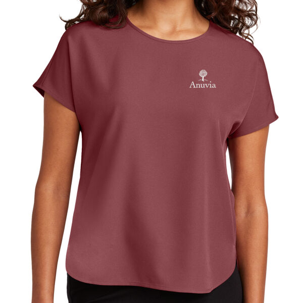   - Women's Stretch Crepe Crew Thumbnail