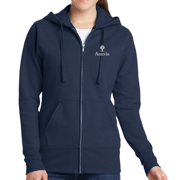   - Women's Core Fleece Full Zip Hooded Sweatshirt Thumbnail